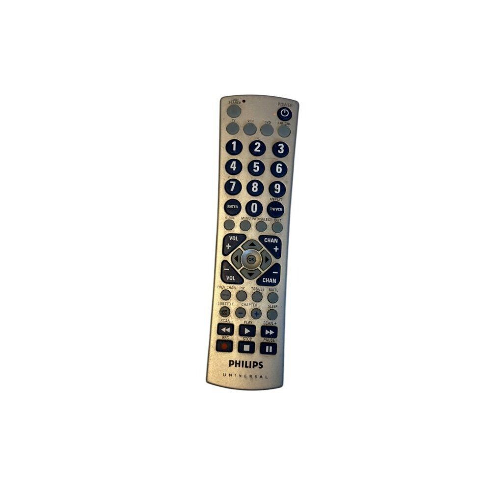 Philips Universal Remote Control For TV/DVD/SAT/Cable 6078-mising back - Picture 4 of 5